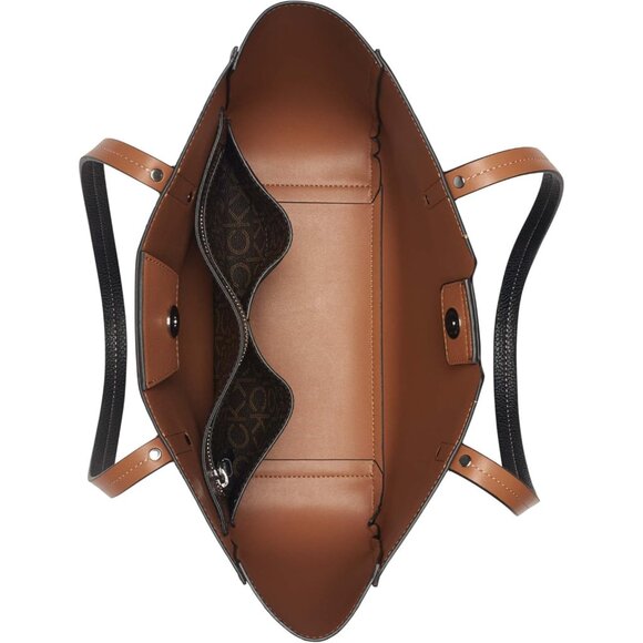 Dilan 10'' Stylish Tote - Functional Handbag with Tablet Slot & 2 Slip Pockets - Picture 4 of 5